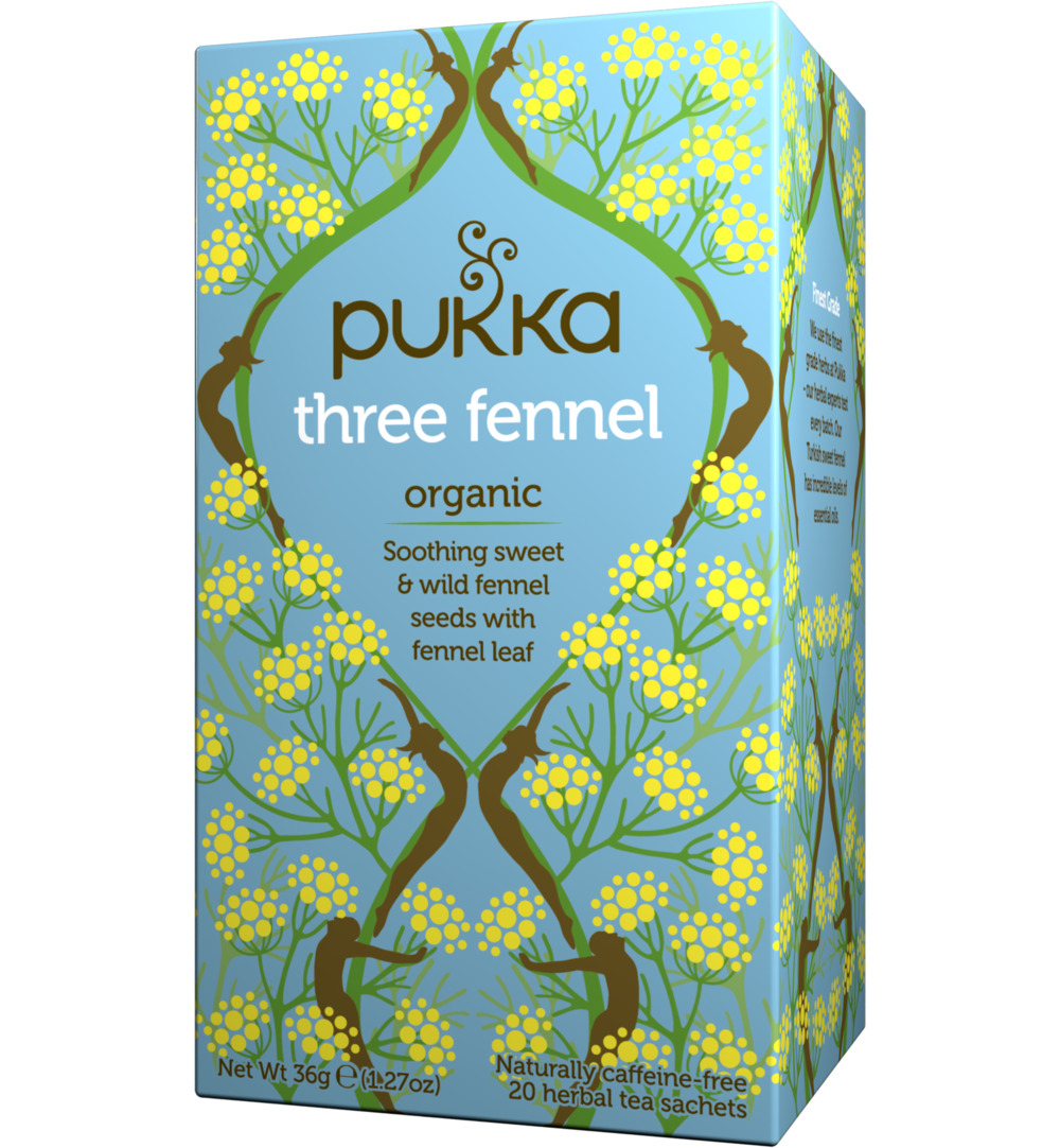 Pukka Organic Teas Three Fennel Bio (20 zakjes)