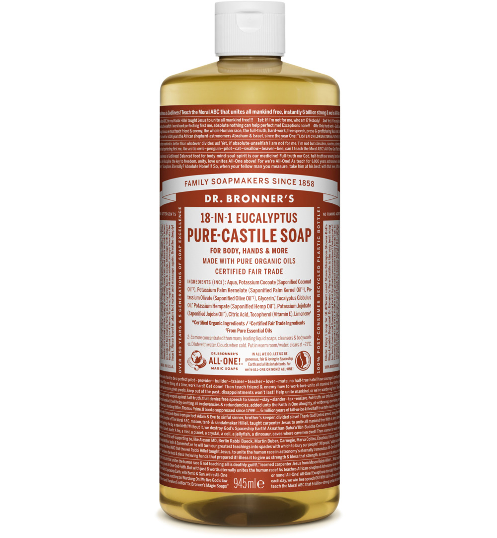 Dr. Bronner's Liquid Soap Eucalyptus (945ml)