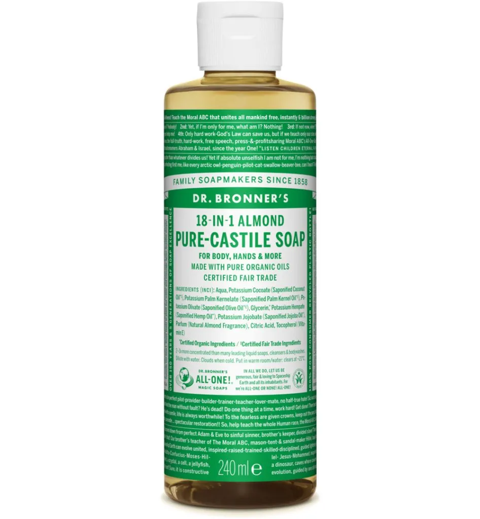 Dr. Bronner's Liquid soap amandel (240 ml)