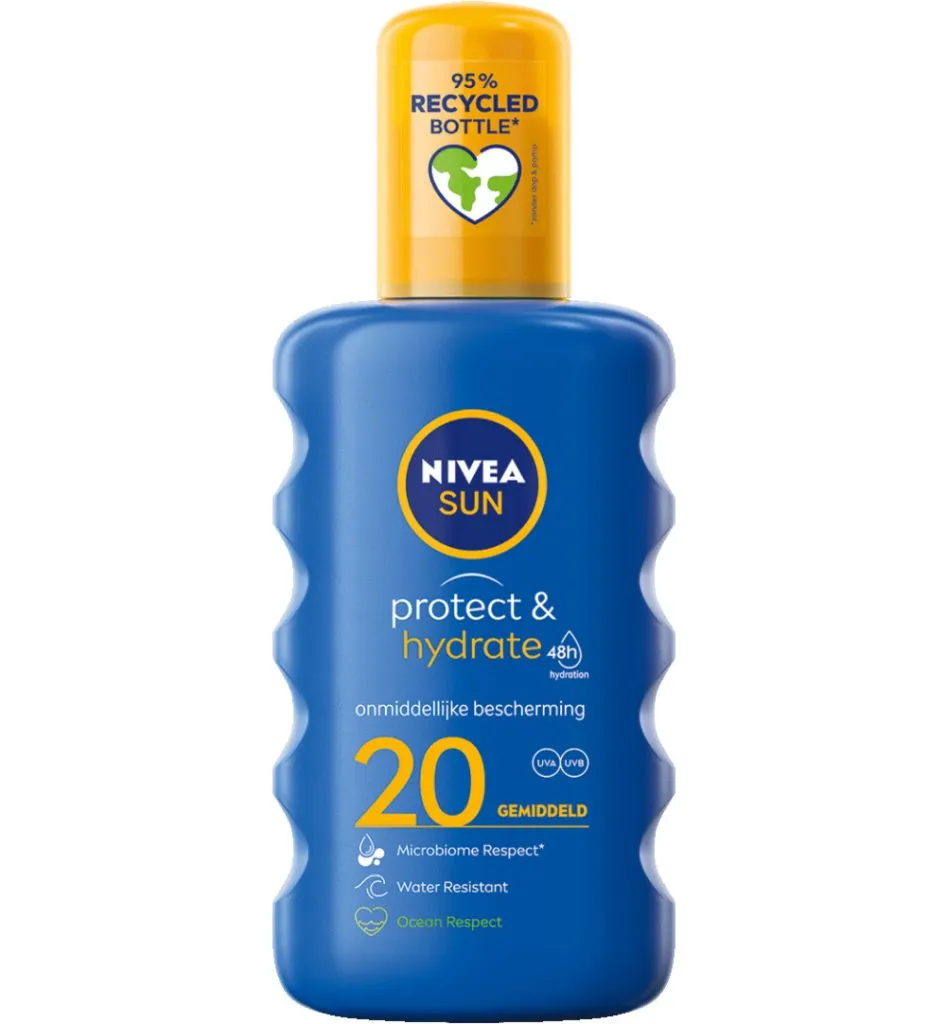 Nivea Sun protect & hydrate zonnespray SPF20 (200 ml)