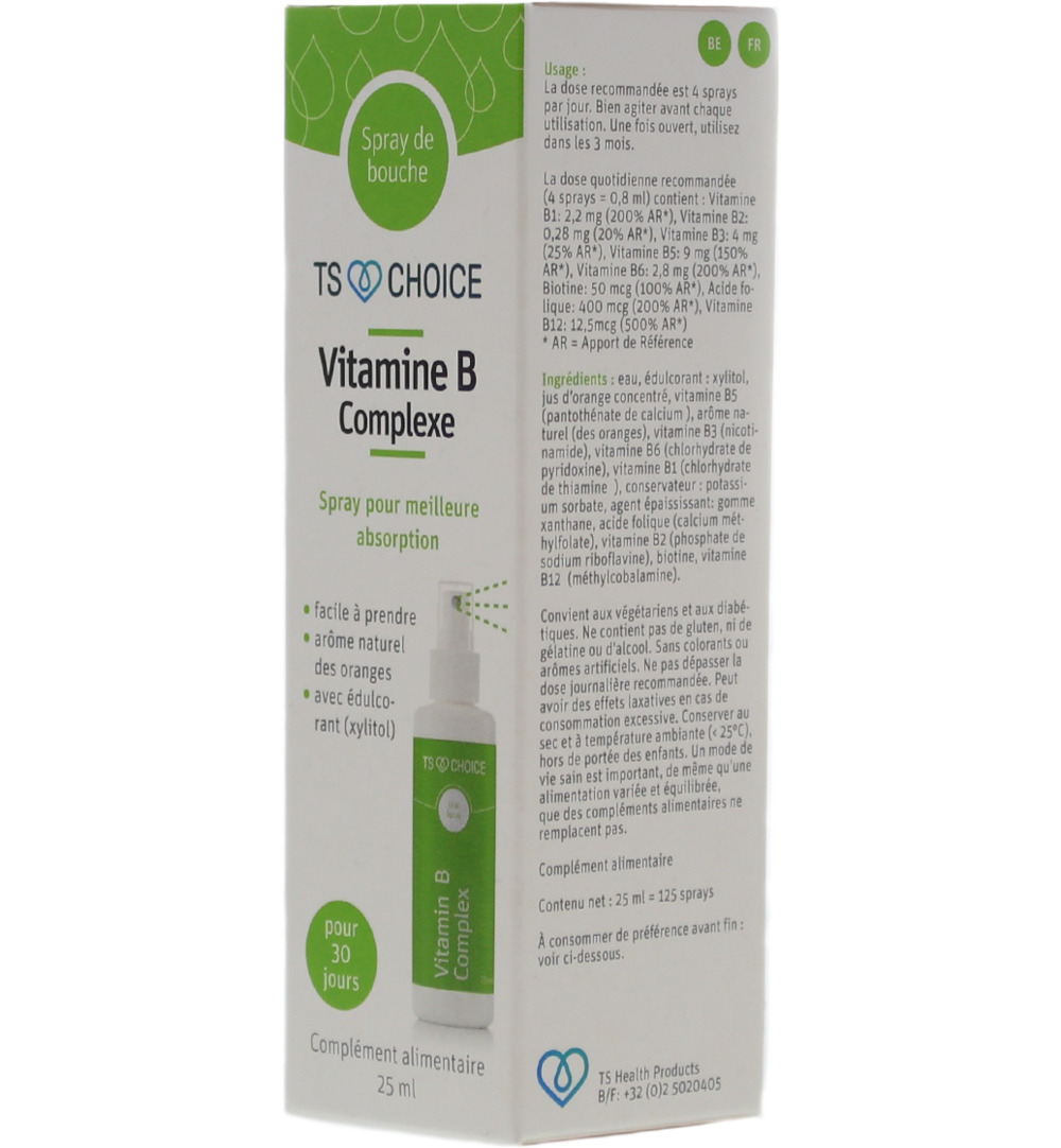 Ts Choice Vitaminespray Vitamine B Complex (25 ml) - image 5