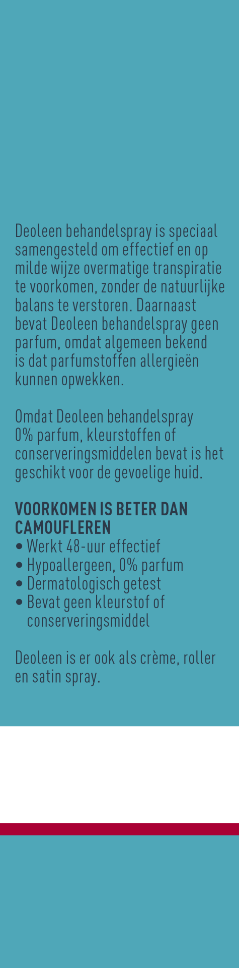 Deoleen Anti-transpirant behandelspray (25 ml) - image 4