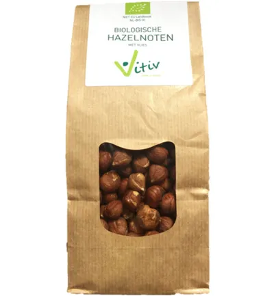 Vitiv Hazelnoten Met Vlies Bio (500 gr)