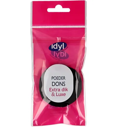 Idyl Poederdons zwart extra dik & luxe (1 stuk)