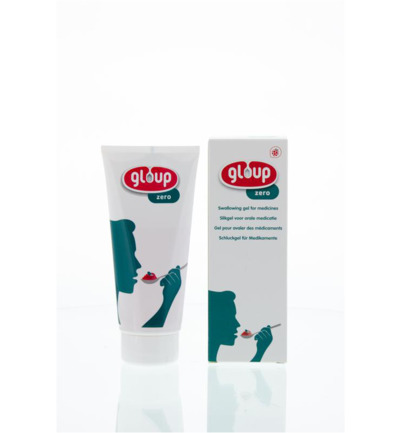 Gloup Zero medicatie inname gel framboos (150 ml)