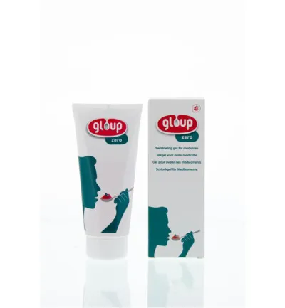 Gloup Zero medicatie inname gel framboos (150 ml)
