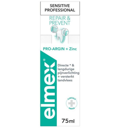 Elmex Tandpasta sensitive repair & p (75 ml)