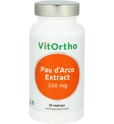 VitOrtho Pau d'arco extract 500 mg (60 vega capsules)