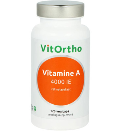 VitOrtho Vitamine A 4000IE (120 vega capsules)