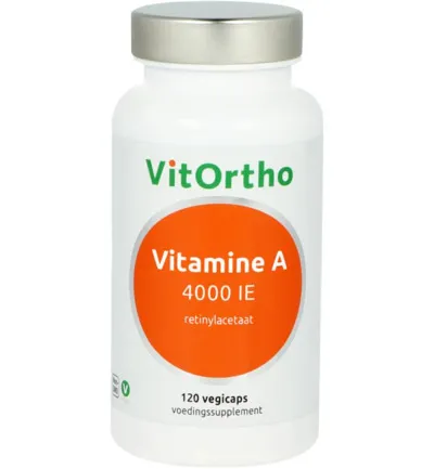 VitOrtho Vitamine A 4000IE (120 vega capsules)
