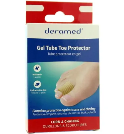 Deramed Teenring gel geribbeld maat M (2 stuks)