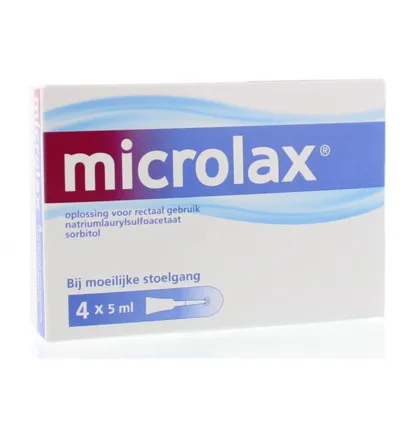 Microlax Klysma flacon 5ml (4 stuks)