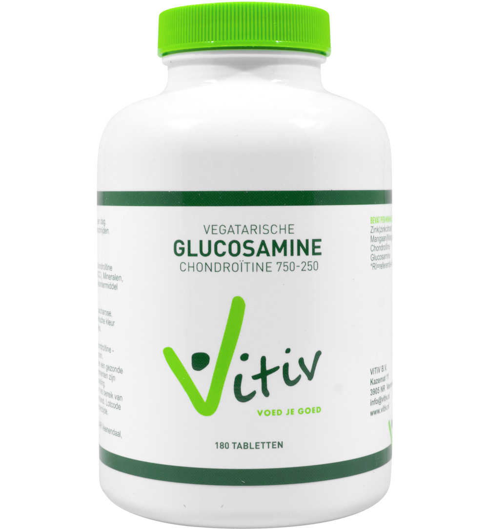 Vitiv Glucosamine chondroitine vegetarisch (180 tabletten)
