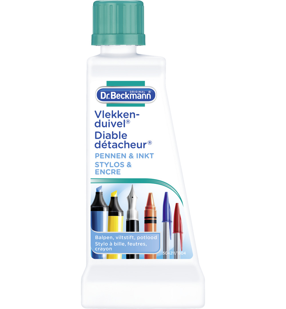 Dr. Beckmann Vlekkenduivel pennen & inkt (50 ml)