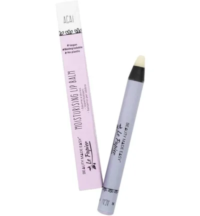 Beauty Made Easy Le papier lipbalm acai moisturizing (6 gr)