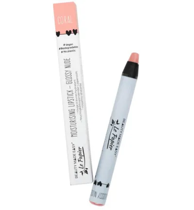 Beauty Made Easy Le papier moisturising lipstick coral (6 gr)