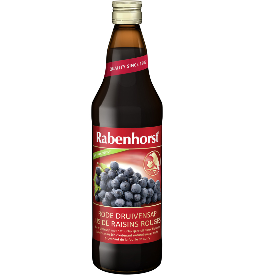 Rabenhorst Druivensap met ijzer bio (750 ml)
