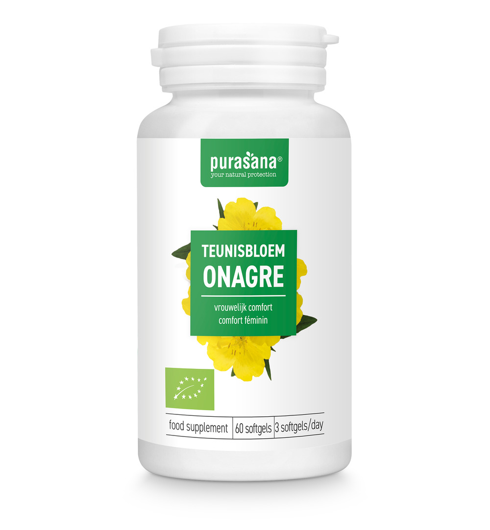 Purasana Teunisbloem Onagre Bio (60 capsules) - image 5