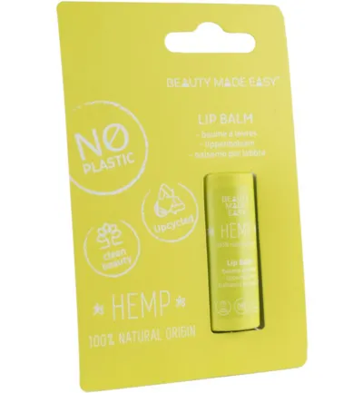 Beauty Made Easy Papertube lipbalm hemp (6 gr)