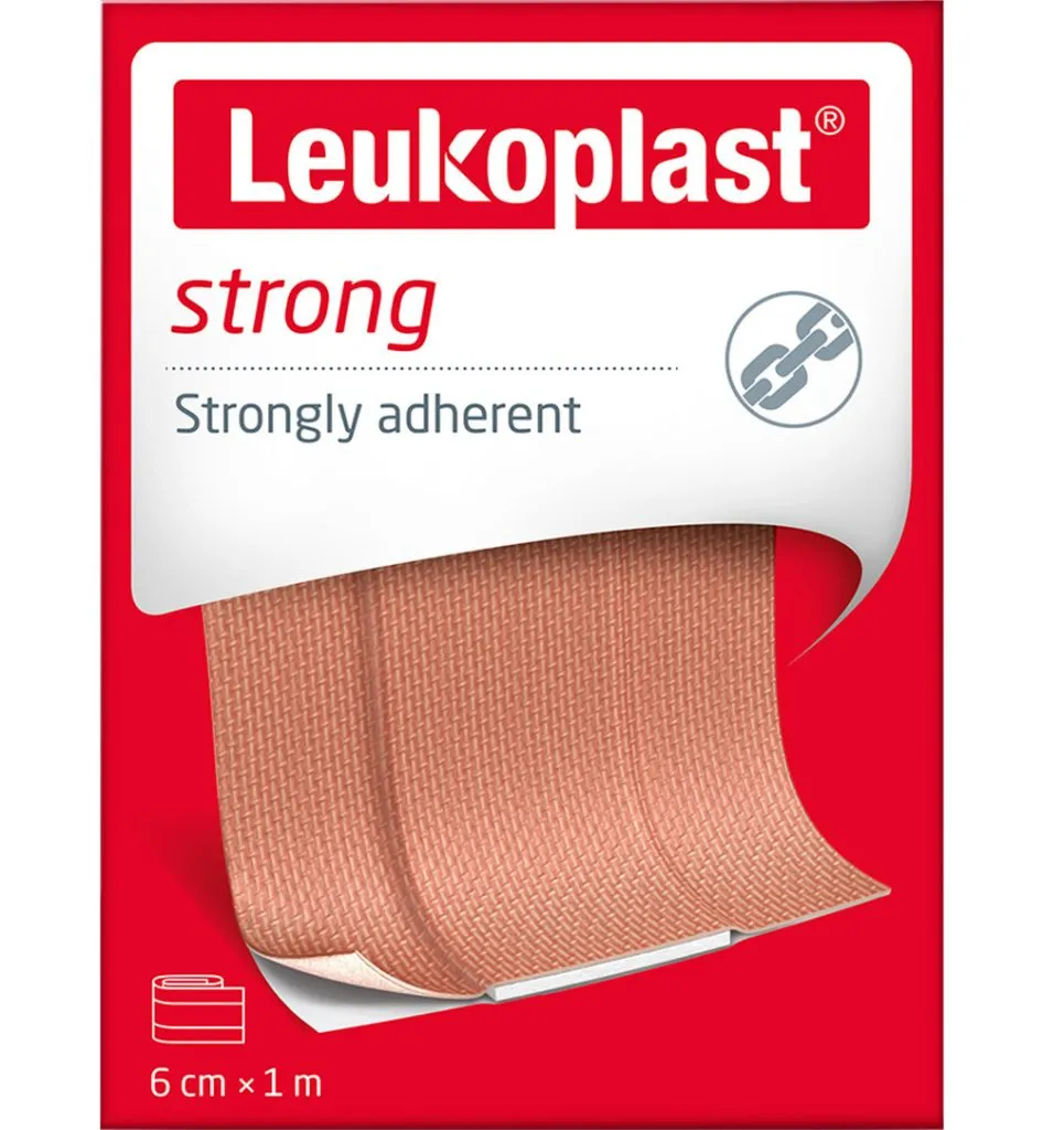 Leukoplast Pleister strong 1m x 6 cm (1 stuk)