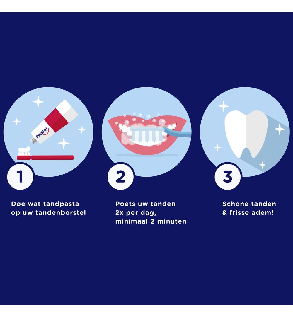 Prodent Tandpasta longactive charcoal (75 ml) - image 3