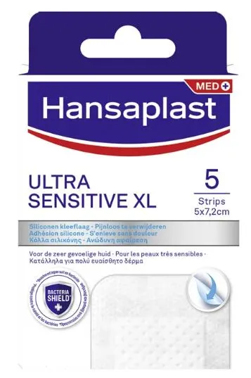 Hansaplast Ultra sensitive XL (5 stuks)