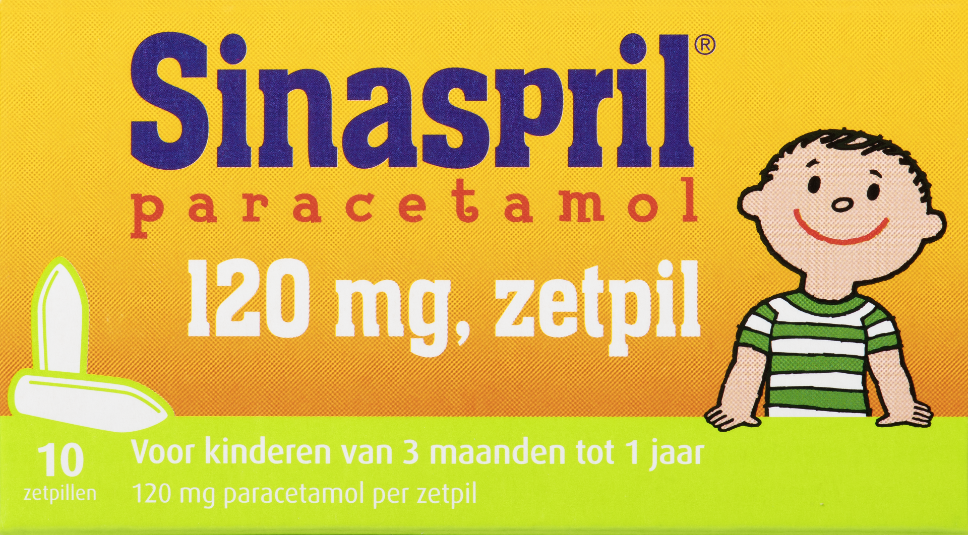 Sinaspril 120mg (10 zetpillen)
