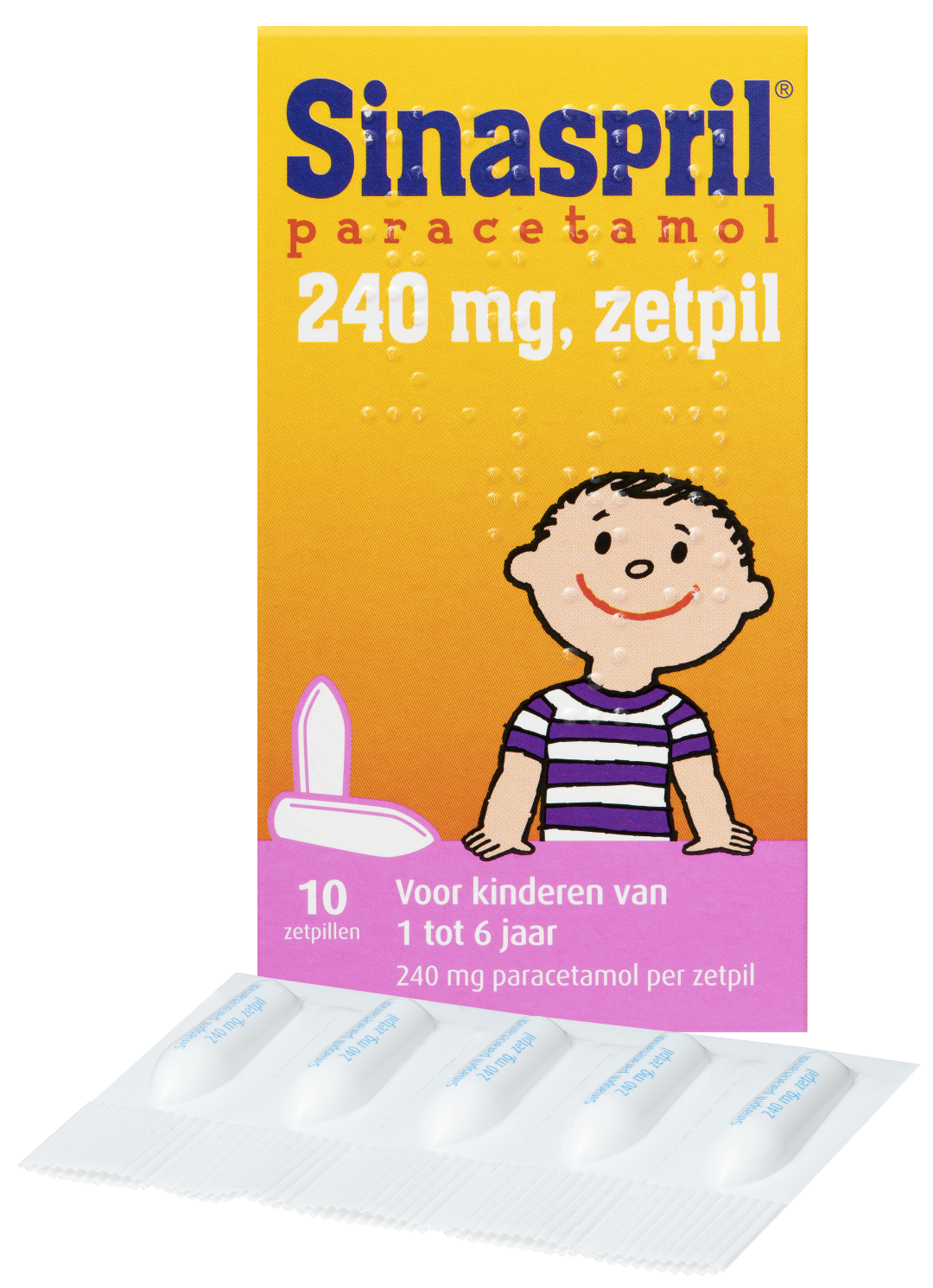 Sinaspril Zetpil 240mg (10 zetpillen)