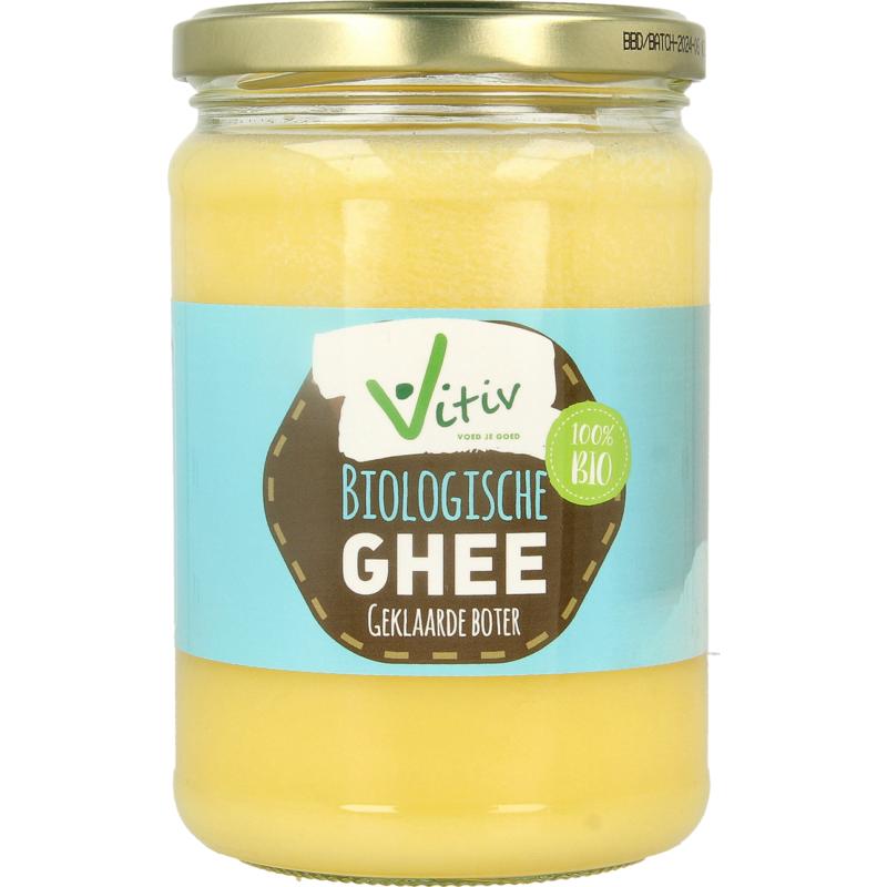 Vitiv Ghee Geklaarde Boter Bio (500 gr)