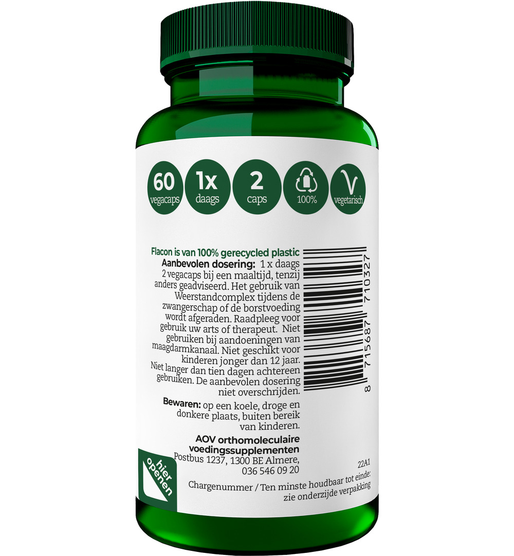 AOV 1032 Weerstandscomplex (60 vega capsules) - image 2