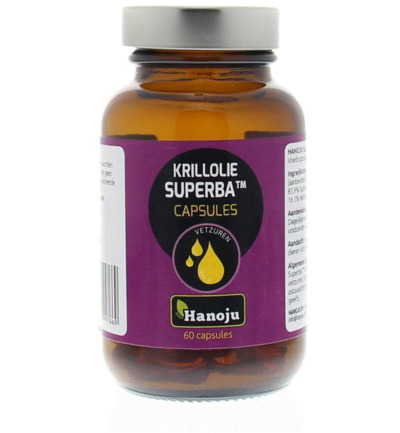 Hanoju Krill Olie 500Mg (60 vega capsules)