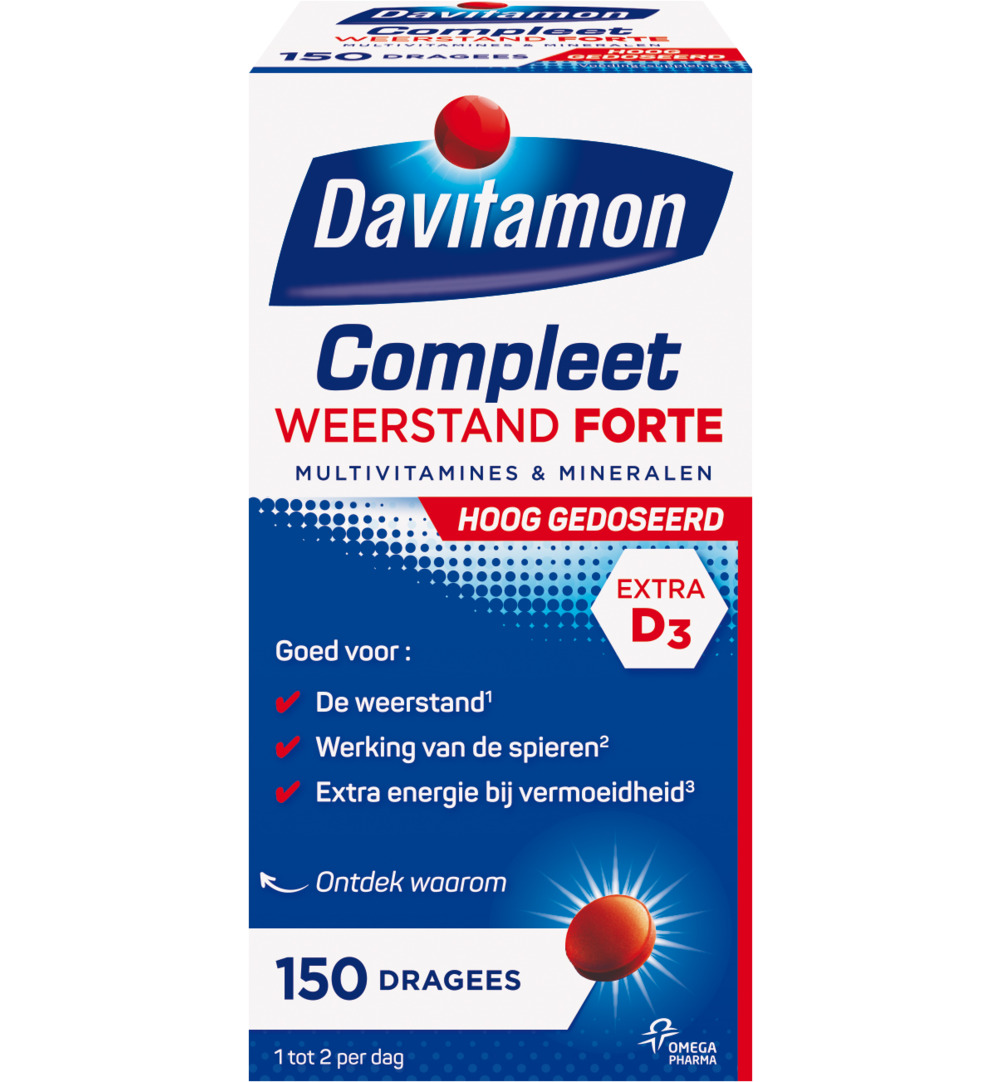 Davitamon Compleet weerstand forte (150 dragees)