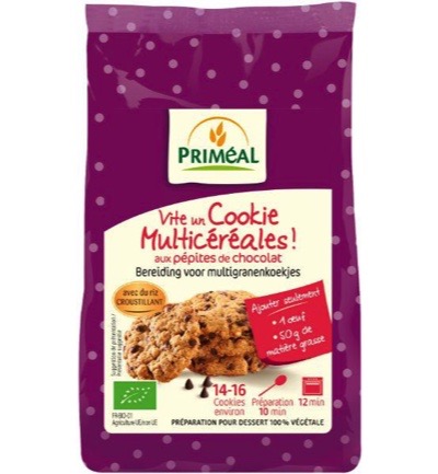 Priméal Bakmix voor meergranenkoekjes bio (300 gr)