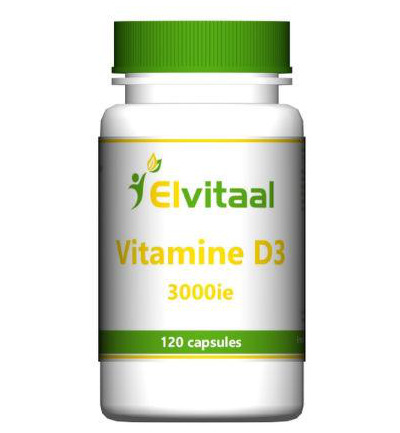 Elvitaal/Elvitum Vitamine D3 3000IE/75mcg (120 capsules)