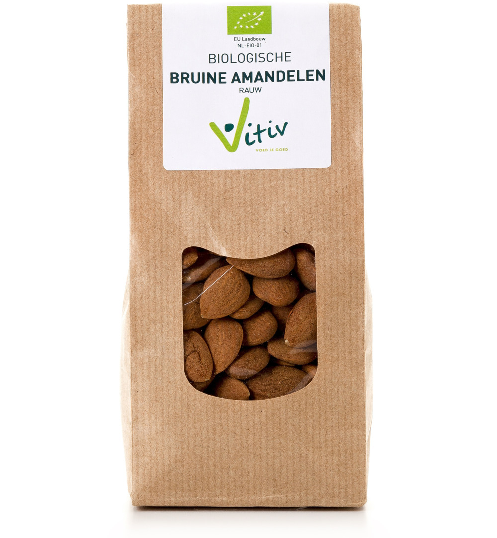 Vitiv Amandelen Met Vlies Bio (500 gr)