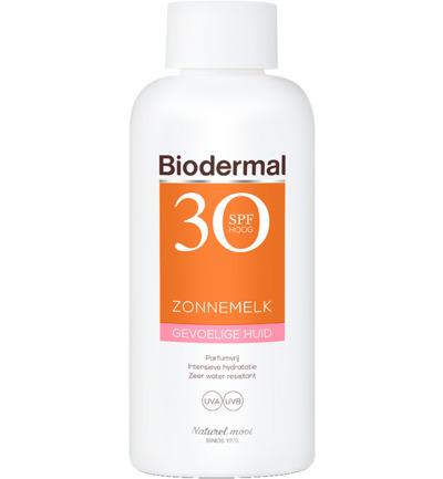 Biodermal Zonnemelk SPF30 gevoelige huid (200 ml)
