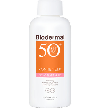 Biodermal Zonnemelk SPF50+ gevoelige huid (200 ml)