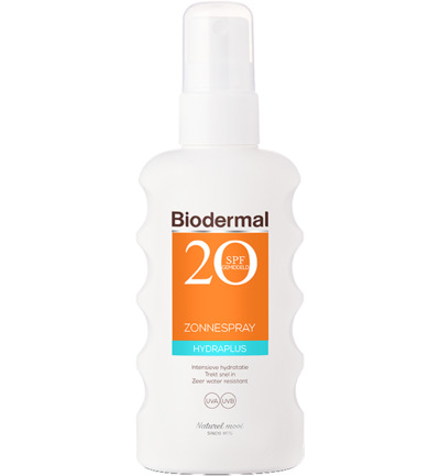 Biodermal Zonnespray hydraplus SPF20 (175 ml)