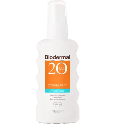 Biodermal Zonnespray hydraplus SPF20 (175 ml)