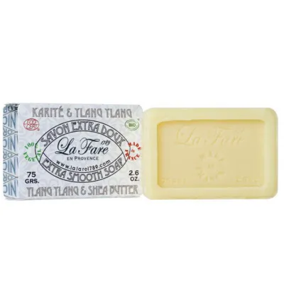 La Fare 1789 Zeep extra smooth shea butter ylang ylang (75 gr)