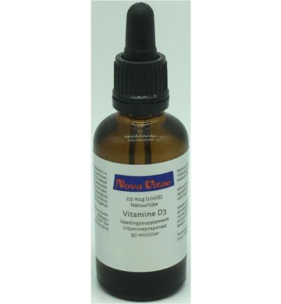Nova Vitae Vitamine D3 100IU druppel (50 ml)