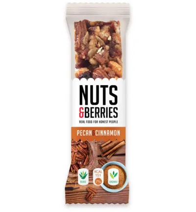 Nuts & Berries Pecan & Cinnamon Bio (30 gr)