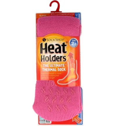 Heat Holders Ladies slipper socks maat 4-8 candy (1 paar)