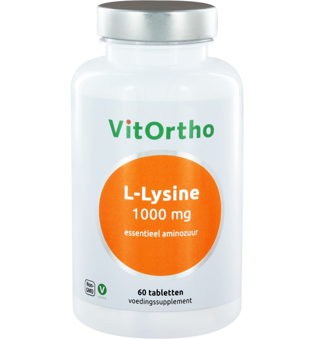 VitOrtho L-lysine 1000 mg (60 tabletten)