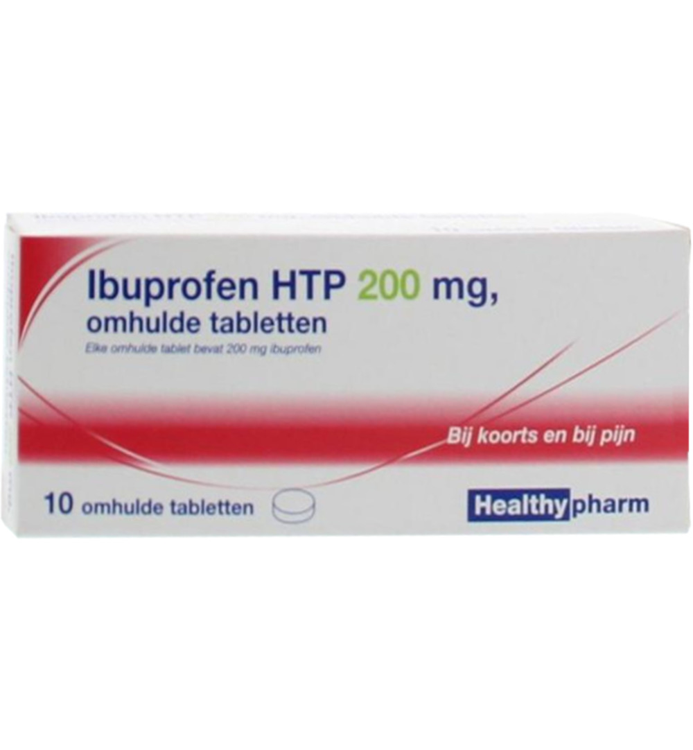 Healthypharm Ibuprofen 200mg Blister (10 tabletten)