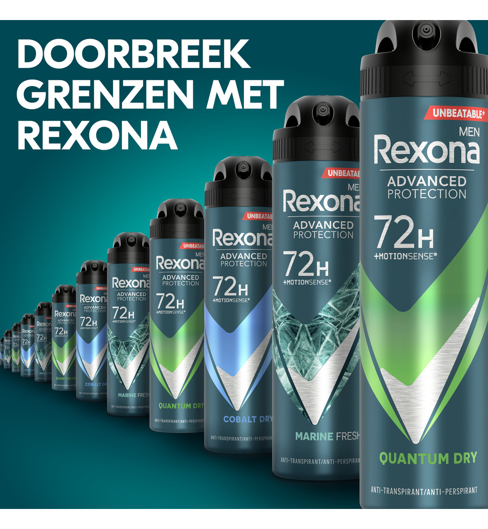 Rexona Deodorant spray men quantum (150 ml) - image 5