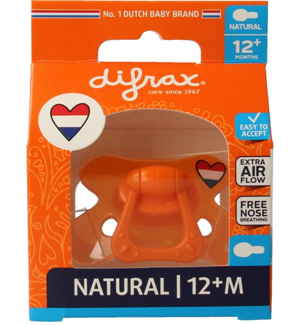 Difrax Fopspeen 12+ maanden (1 stuk)