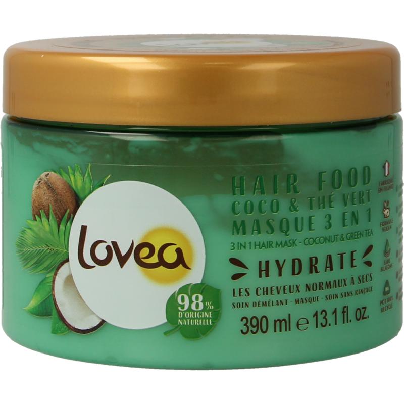 Lovea 3-in-1 Hair mask coco &green tea (390 ml)