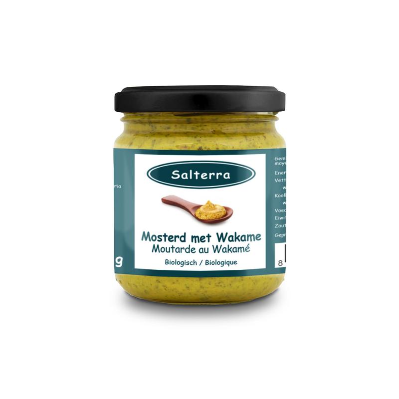 Salterra Mosterd Met Wakame Bio (180 gr)