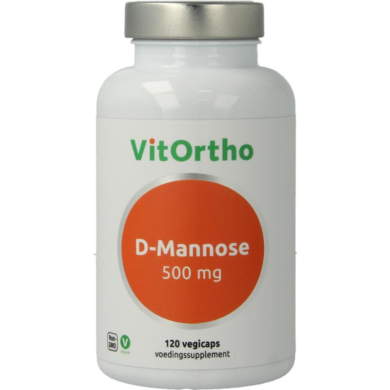 VitOrtho D Mannose 500mg (120 capsules)